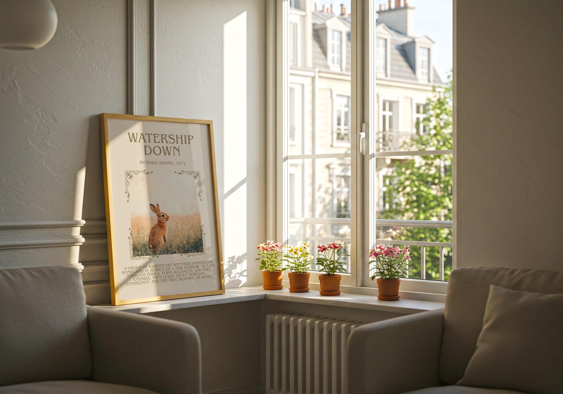 Watership Down by Richard Adams | Descriptive Book Poster | Blurby