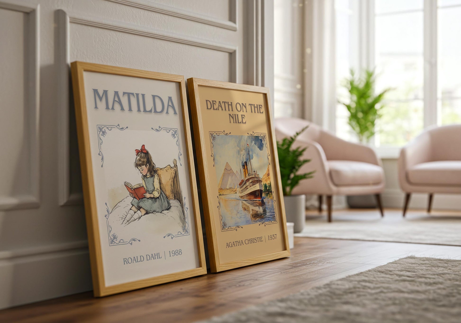 Matilda by Roald Dahl | Descriptive Book Poster | Minimalist