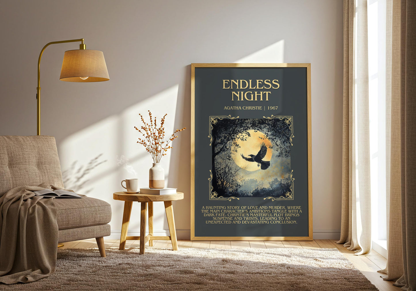 Endless Night by Agatha Christie | Descriptive Book Poster | Blurby
