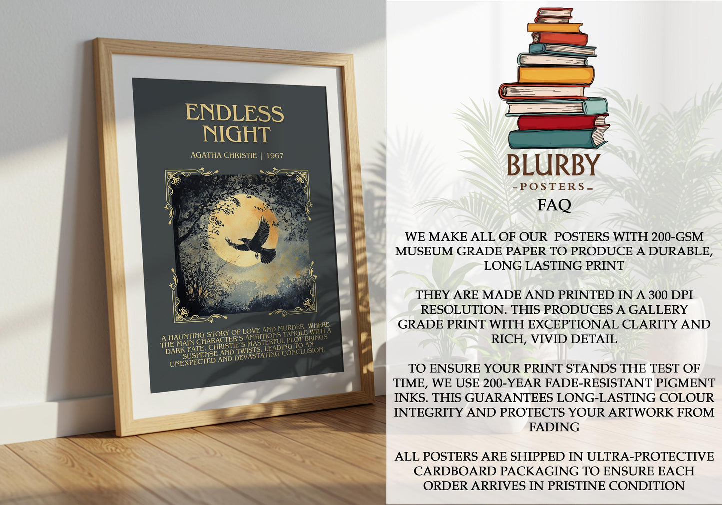 Endless Night by Agatha Christie | Descriptive Book Poster | Blurby