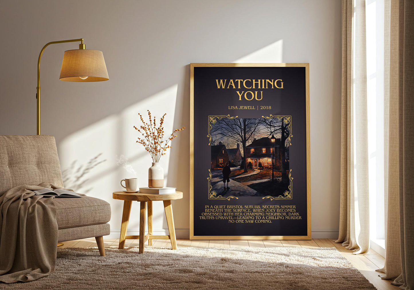 Watching You by Lisa Jewell | Descriptive Book Poster | Blurby