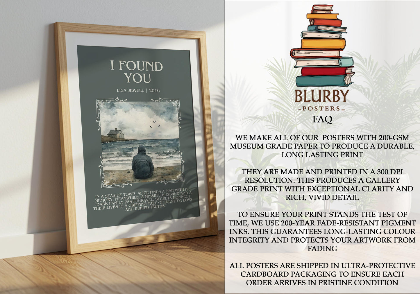 I Found You by Lisa Jewell | Descriptive Book Poster | Blurby