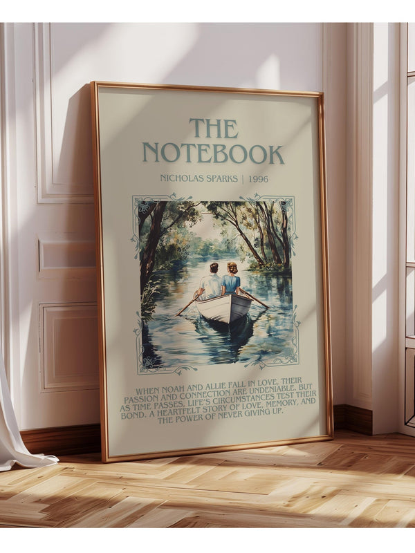 The Notebook minimalist poster paper finish options – matte satin gloss