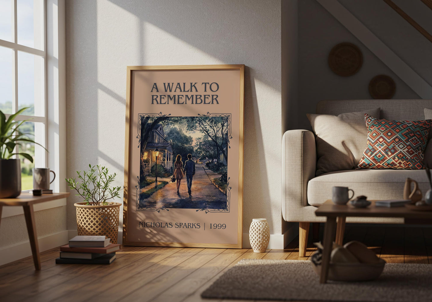 A Walk To Remember by Nicholas Sparks | Descriptive Book Poster | Minimalist