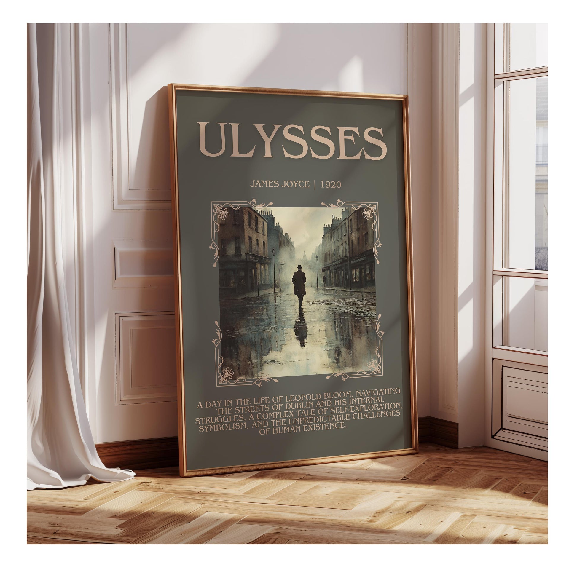 Ulysses by James Joyce | Descriptive Book Poster | Blurby