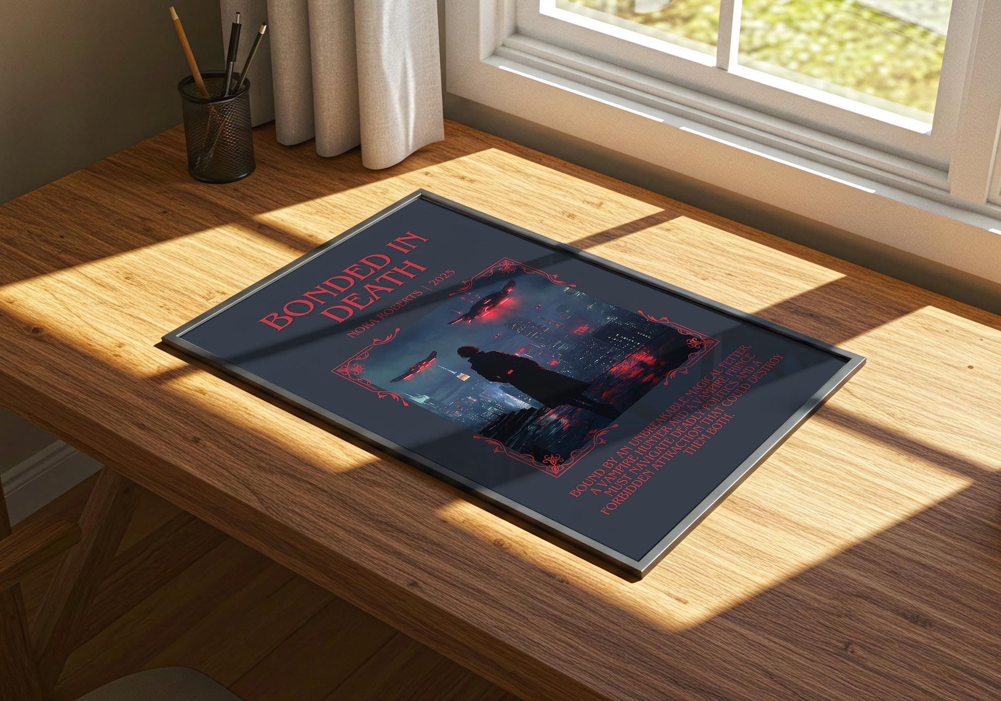 Bonded In Death by Nora Roberts | Descriptive Book Poster | Blurby