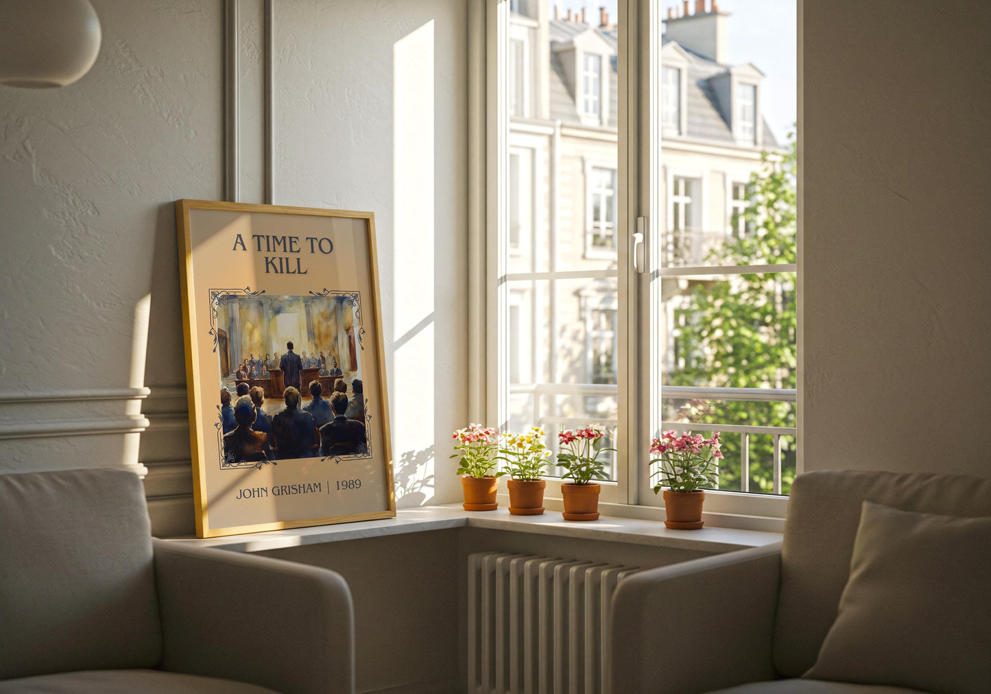 A Time To Kill by John Grisham | Descriptive Book Poster | Minimalist