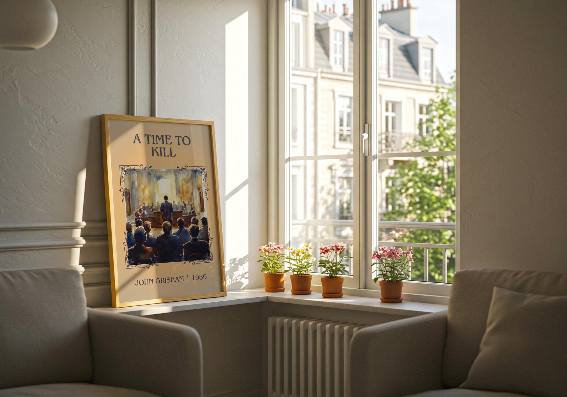 A Time To Kill by John Grisham | Descriptive Book Poster | Minimalist