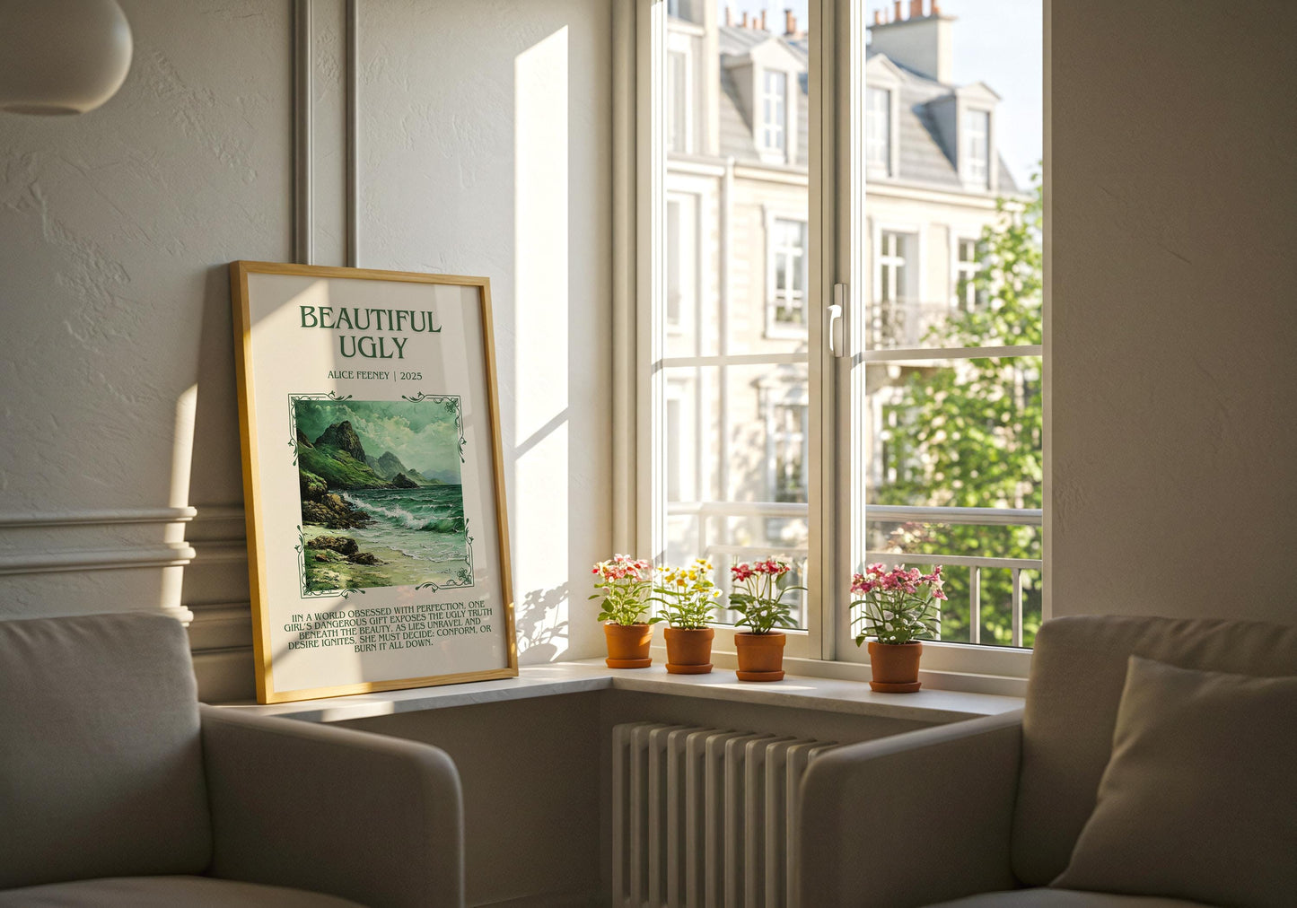 Beautiful Ugly by Alice Feeney | Descriptive Book Poster | Blurby