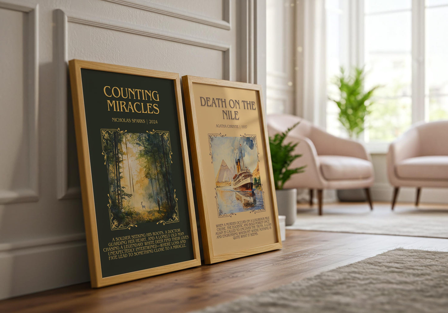 Counting Miracles by Nicholas Sparks | Descriptive Book Poster | Blurby