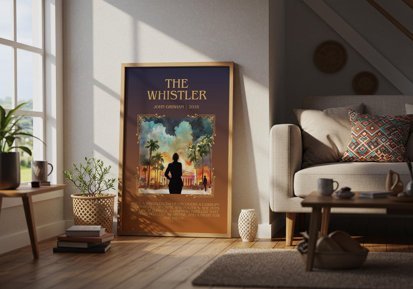 The Whistler by John Grisham | Descriptive Book Poster | Blurby