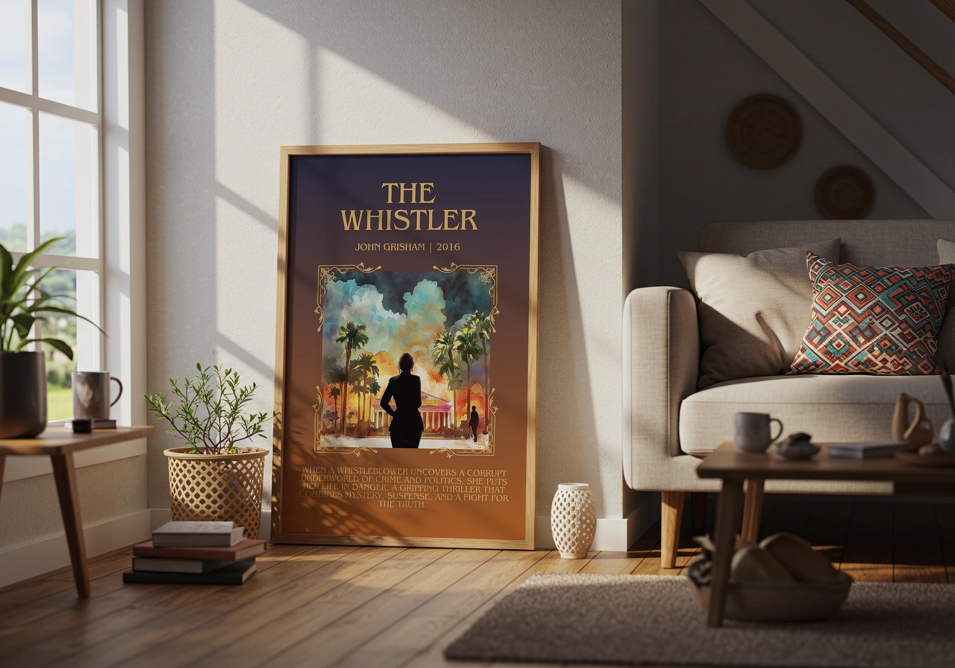 The Whistler by John Grisham | Descriptive Book Poster | Blurby