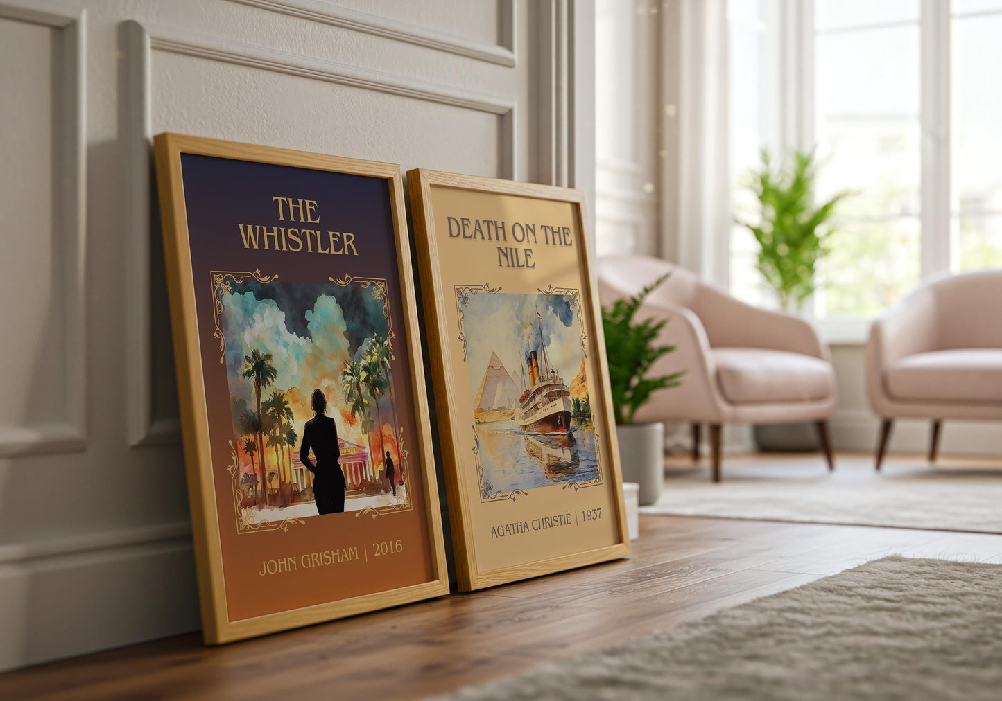 The Whistler by John Grisham | Descriptive Book Poster | Minimalist