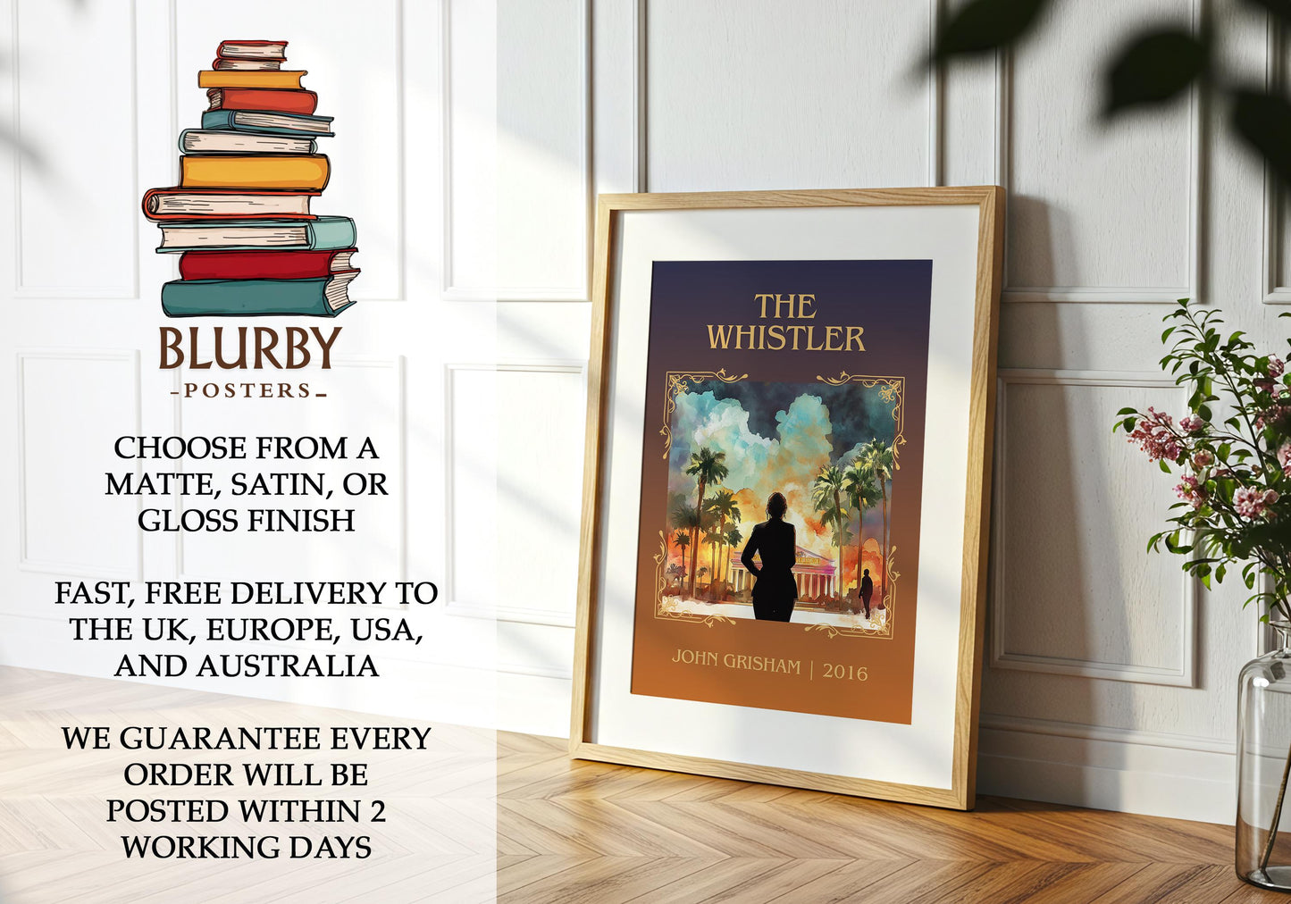 The Whistler book poster packaging – museum-quality print rolled in protective tube