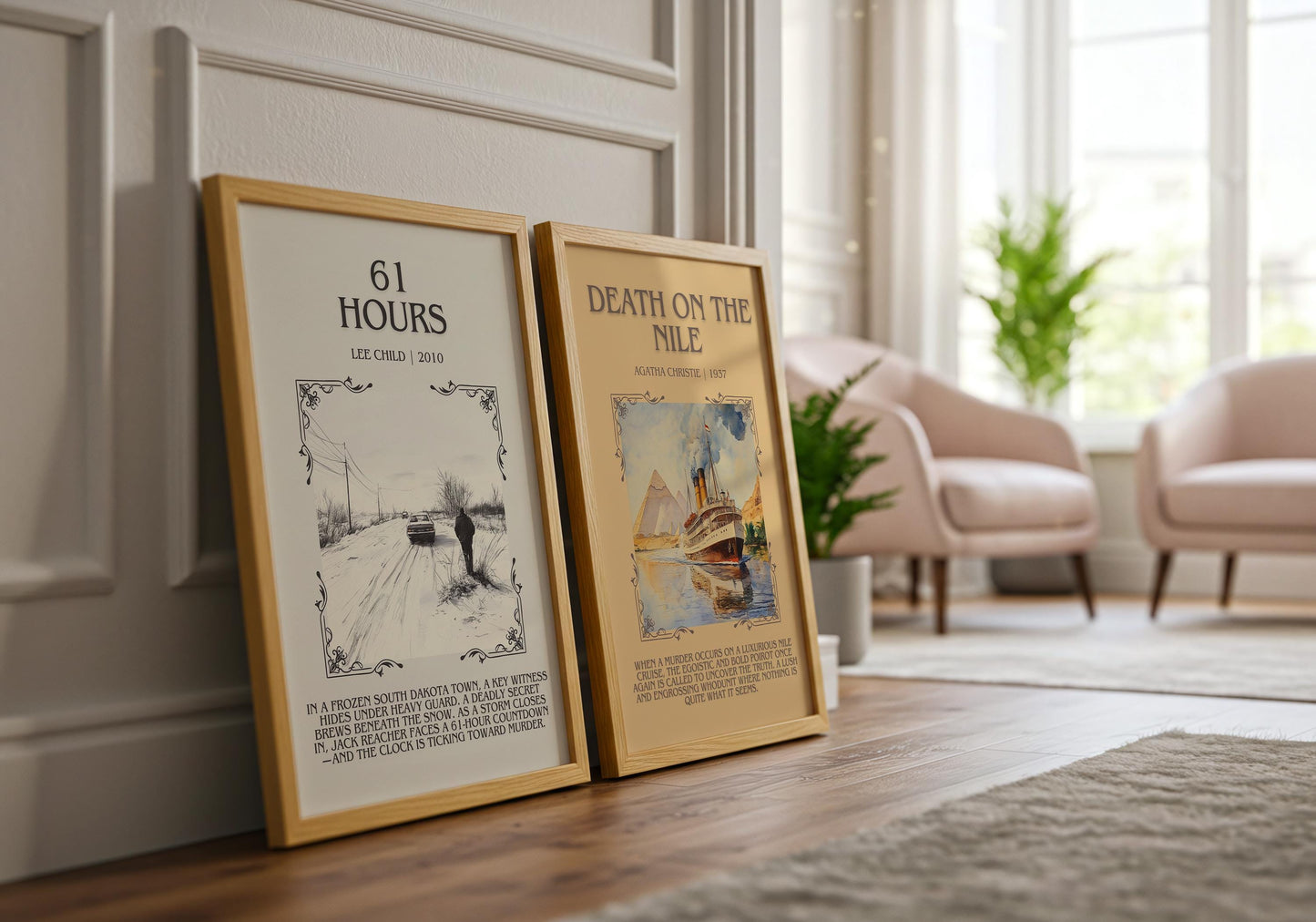 61 Hours by Lee Child | Descriptive Book Poster | Blurby