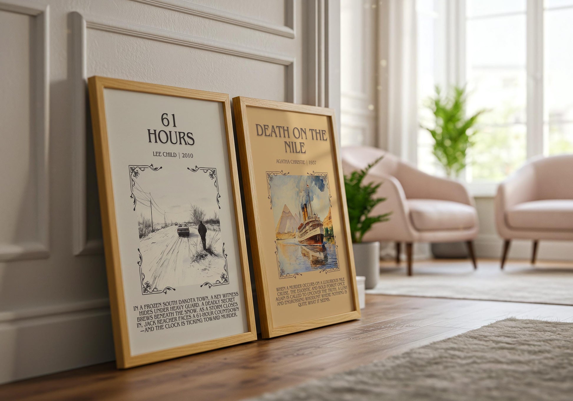 61 Hours by Lee Child | Descriptive Book Poster | Blurby