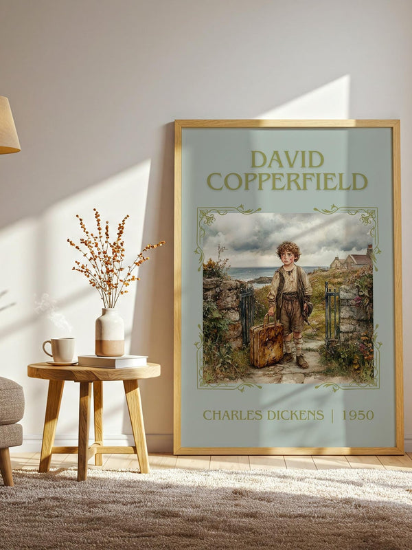 David Copperfield classic book art print paper finish options – matte satin gloss
