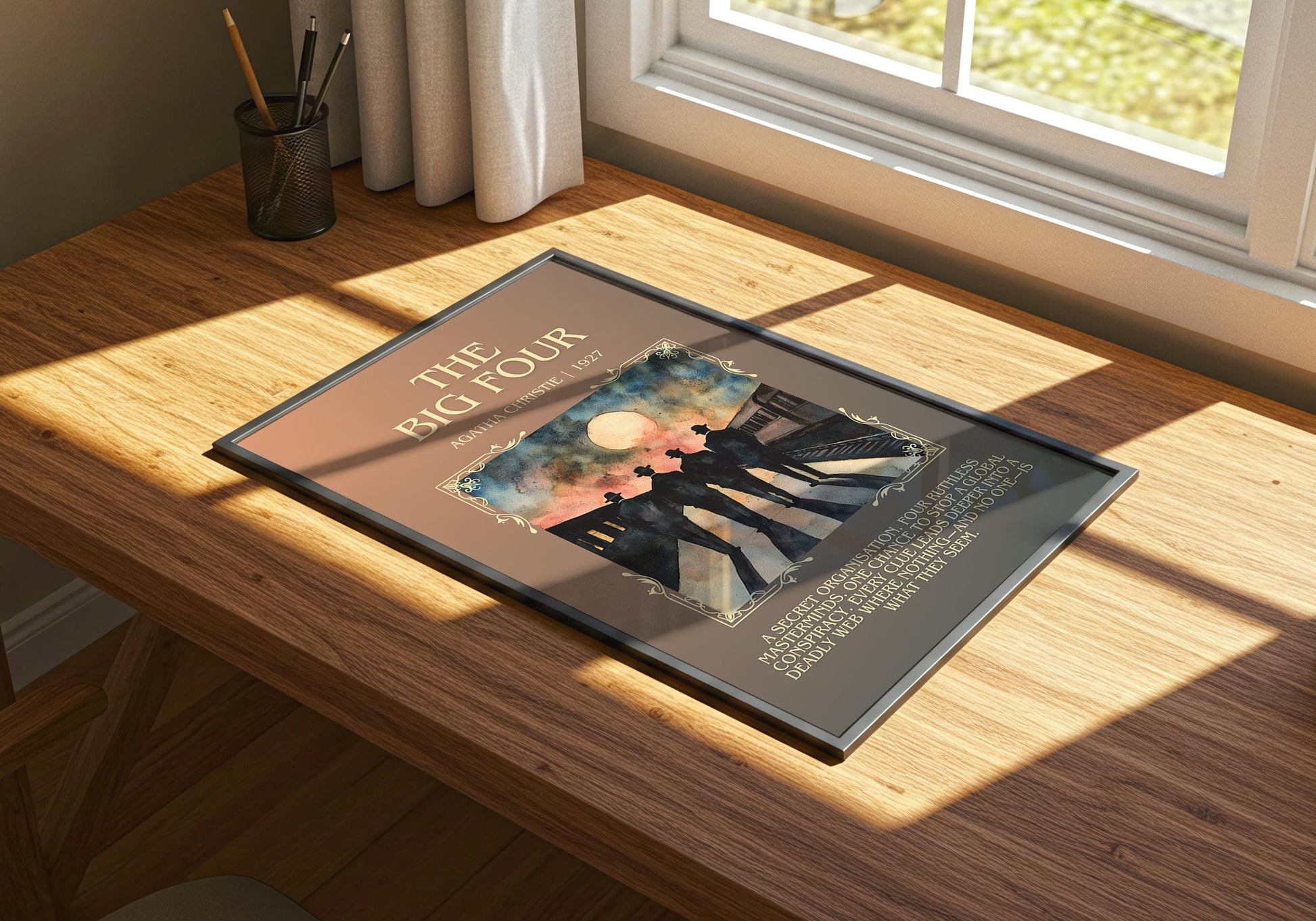 The Big Four by Agatha Christie | Descriptive Book Poster | Blurby
