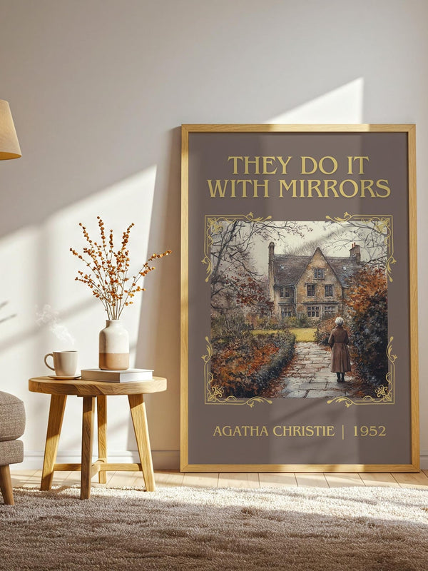 They Do It with Mirrors classic book art print paper finish options – matte satin gloss