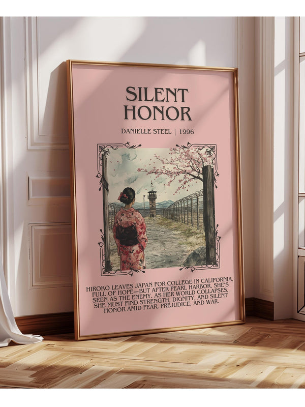 Silent Honour minimalist poster paper finish options – matte satin gloss