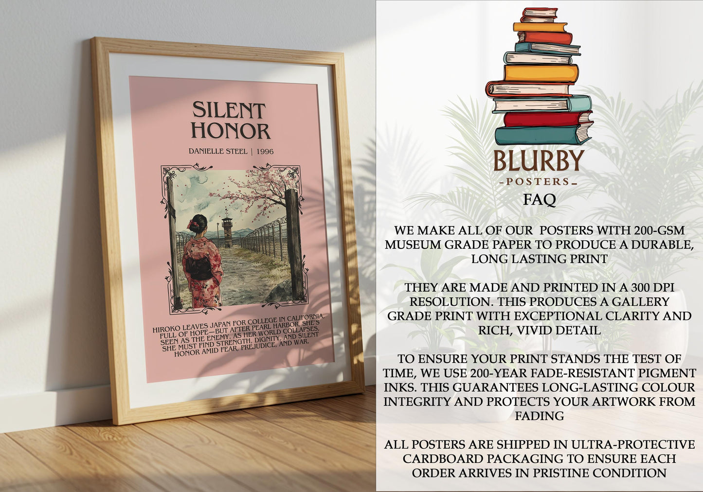 Silent Honor by Danielle Steel | Descriptive Book Poster | Blurby