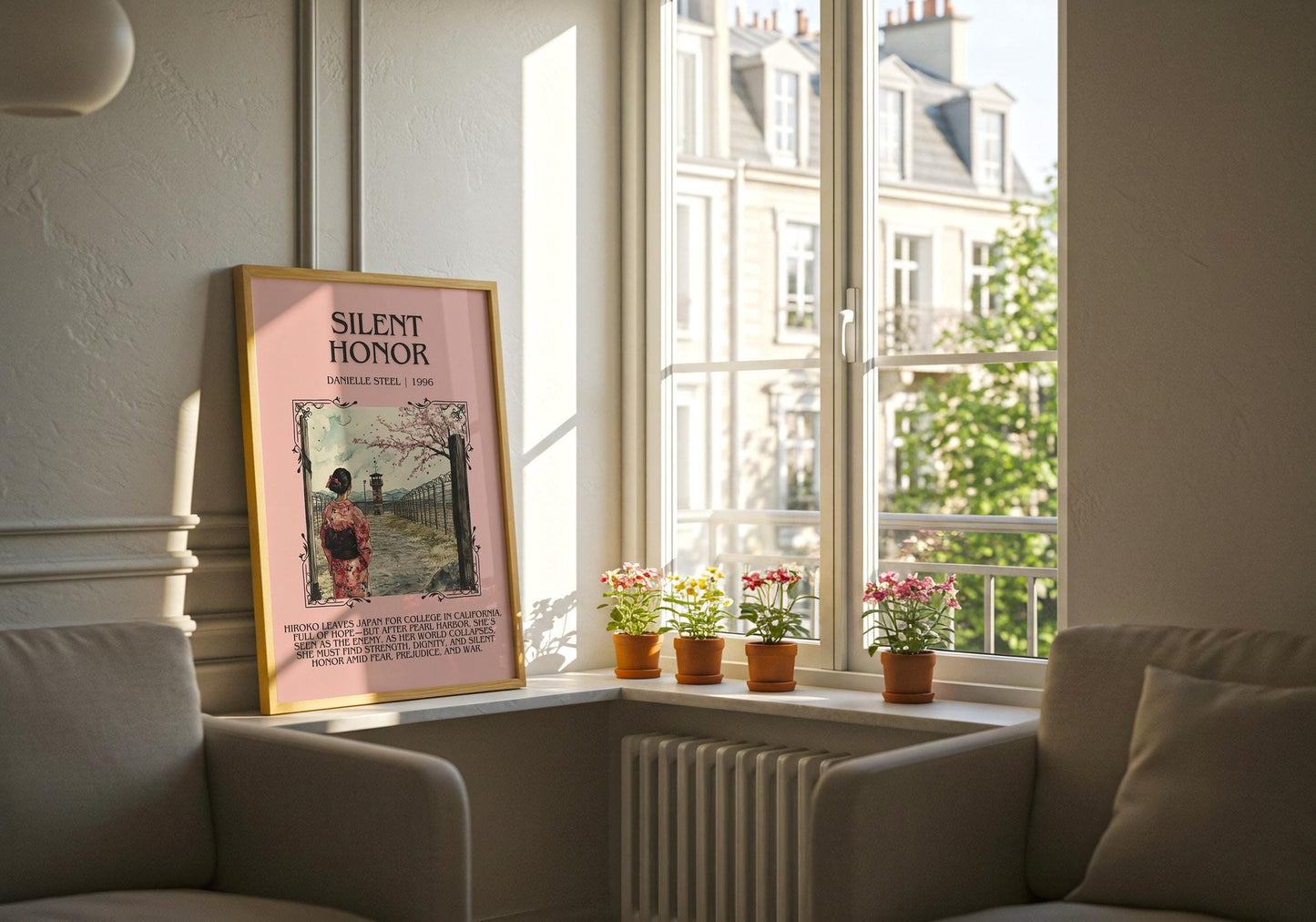 Silent Honour book poster packaging – museum-quality print rolled in protective tube