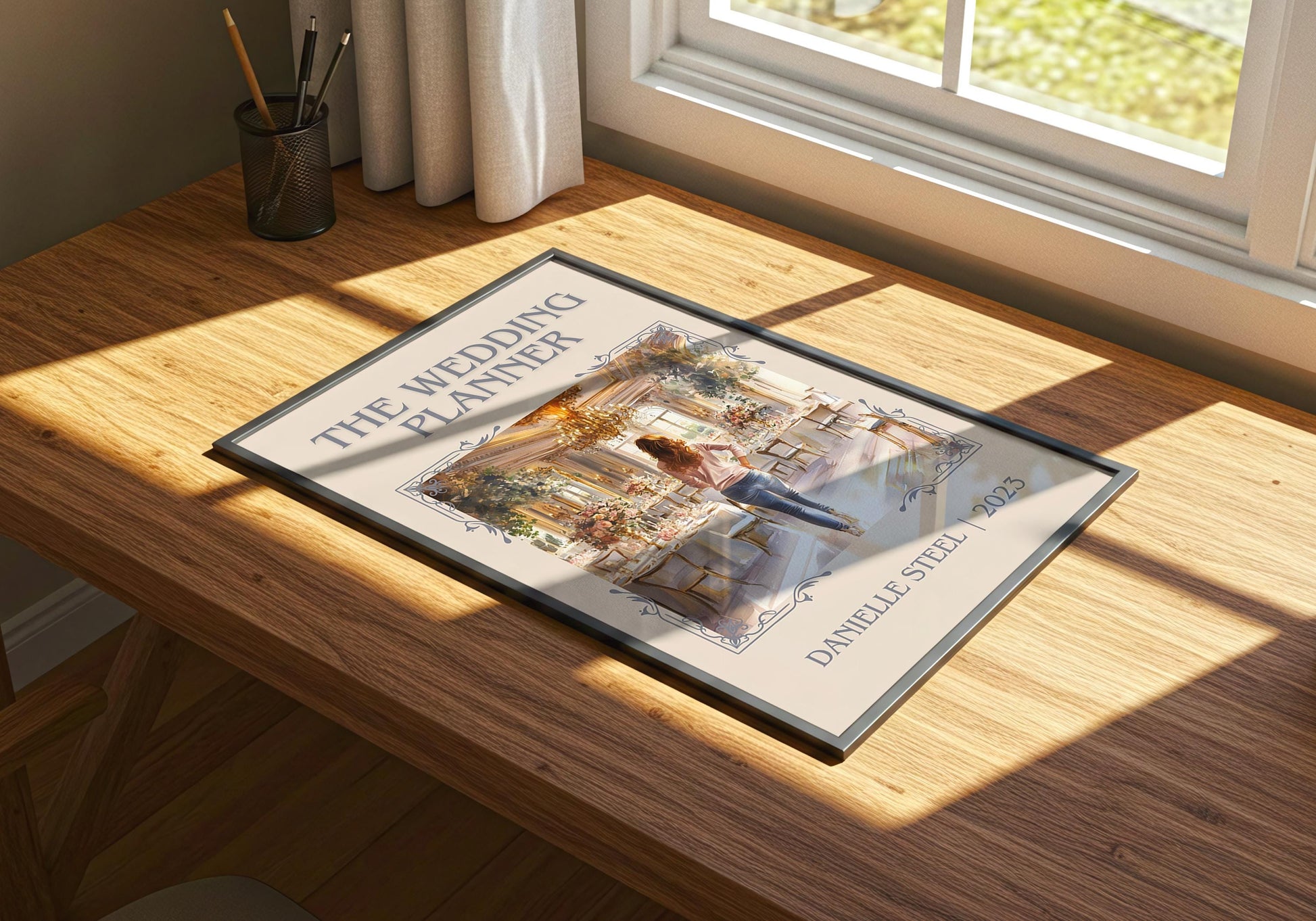 The Wedding Planner by Danielle Steel | Descriptive Book Poster | Minimalist