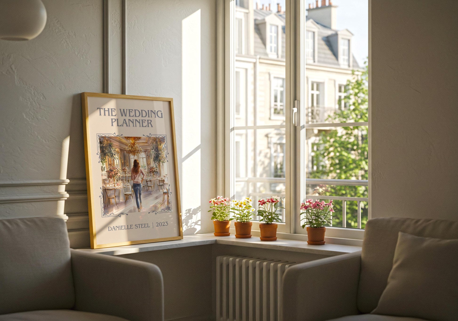 The Wedding Planner by Danielle Steel | Descriptive Book Poster | Minimalist