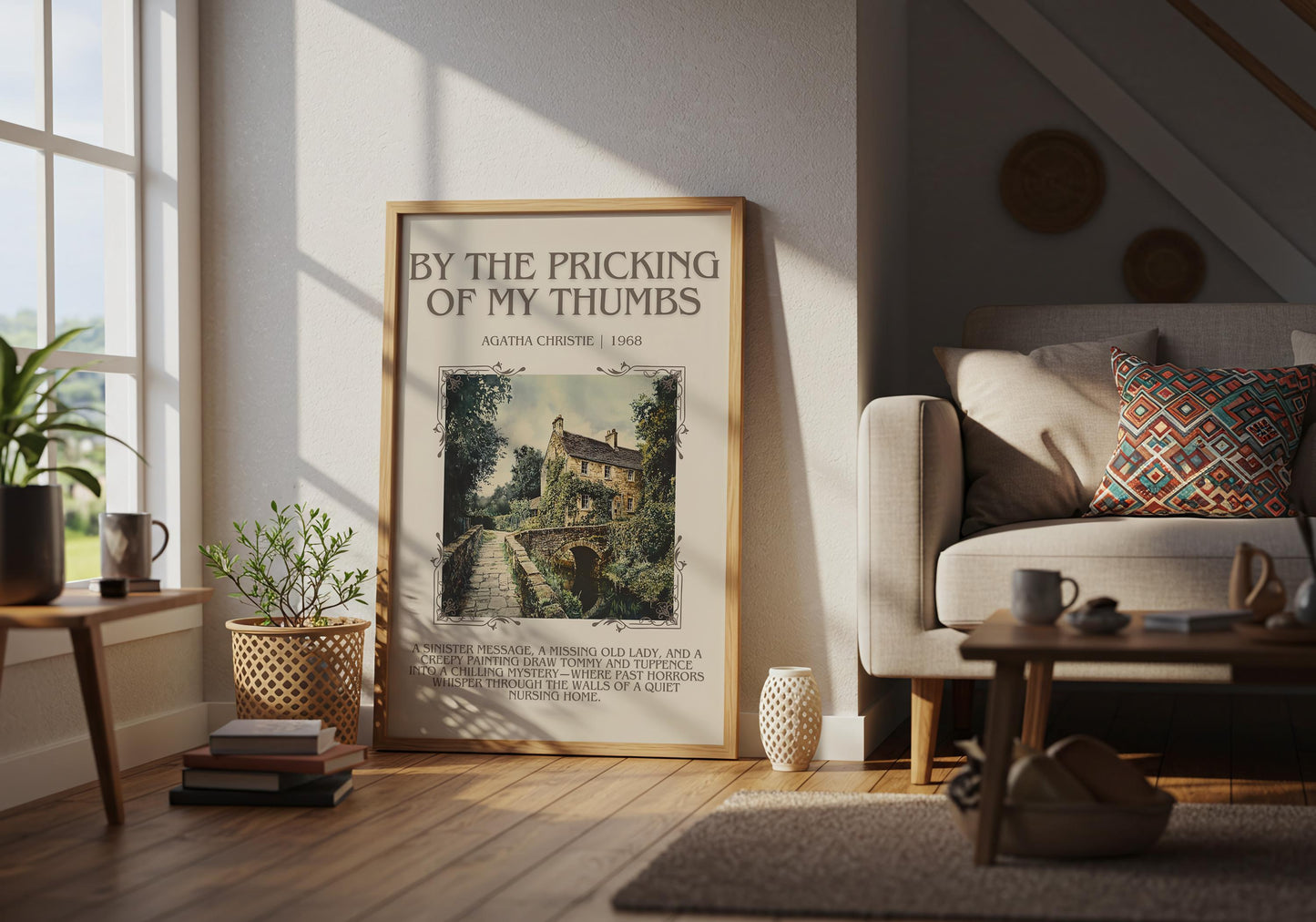 By The Pricking Of My Thumbs by Agatha Christie | Descriptive Book Poster | Blurby
