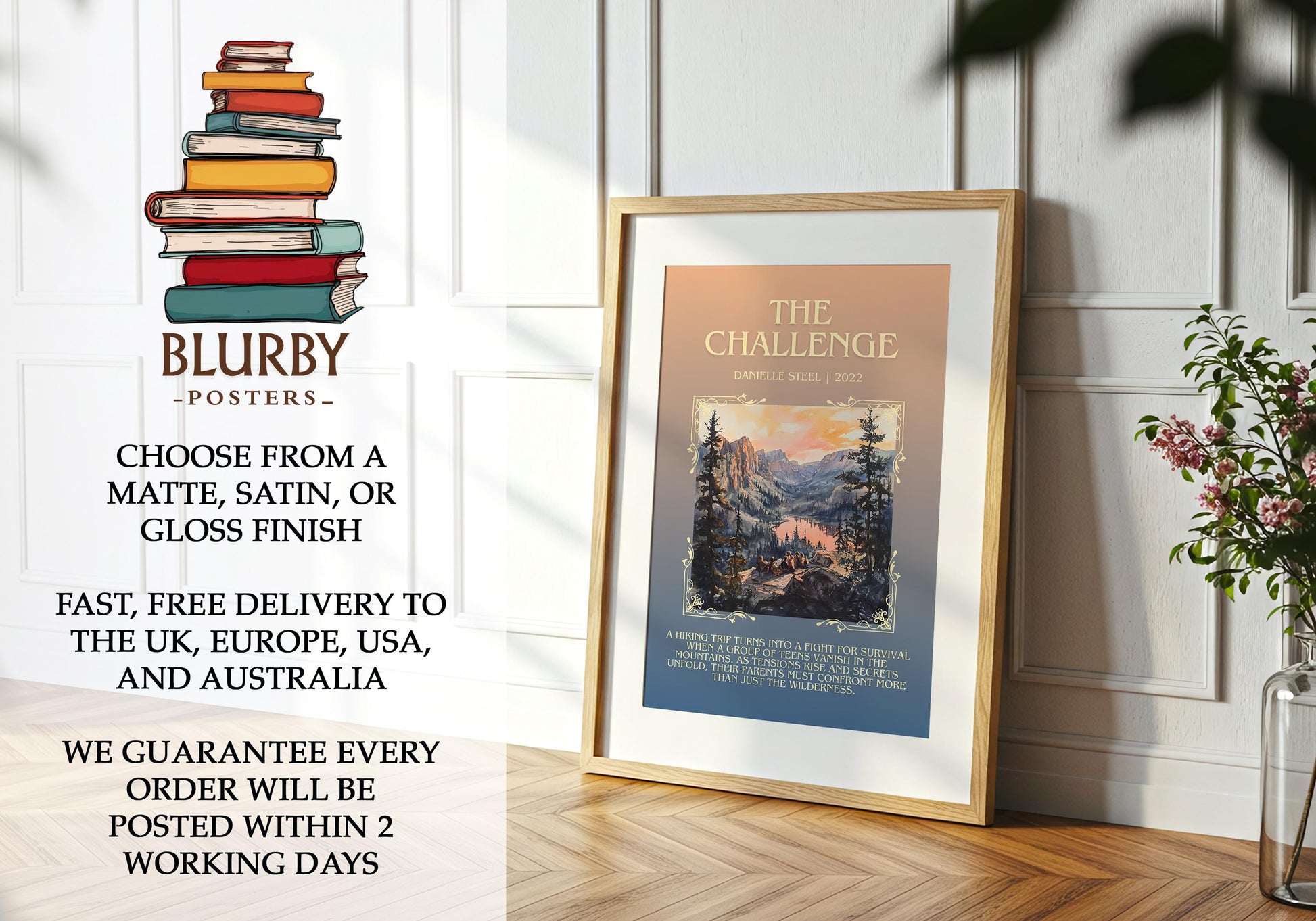 The Challenge by Danielle Steel | Descriptive Book Poster | Blurby