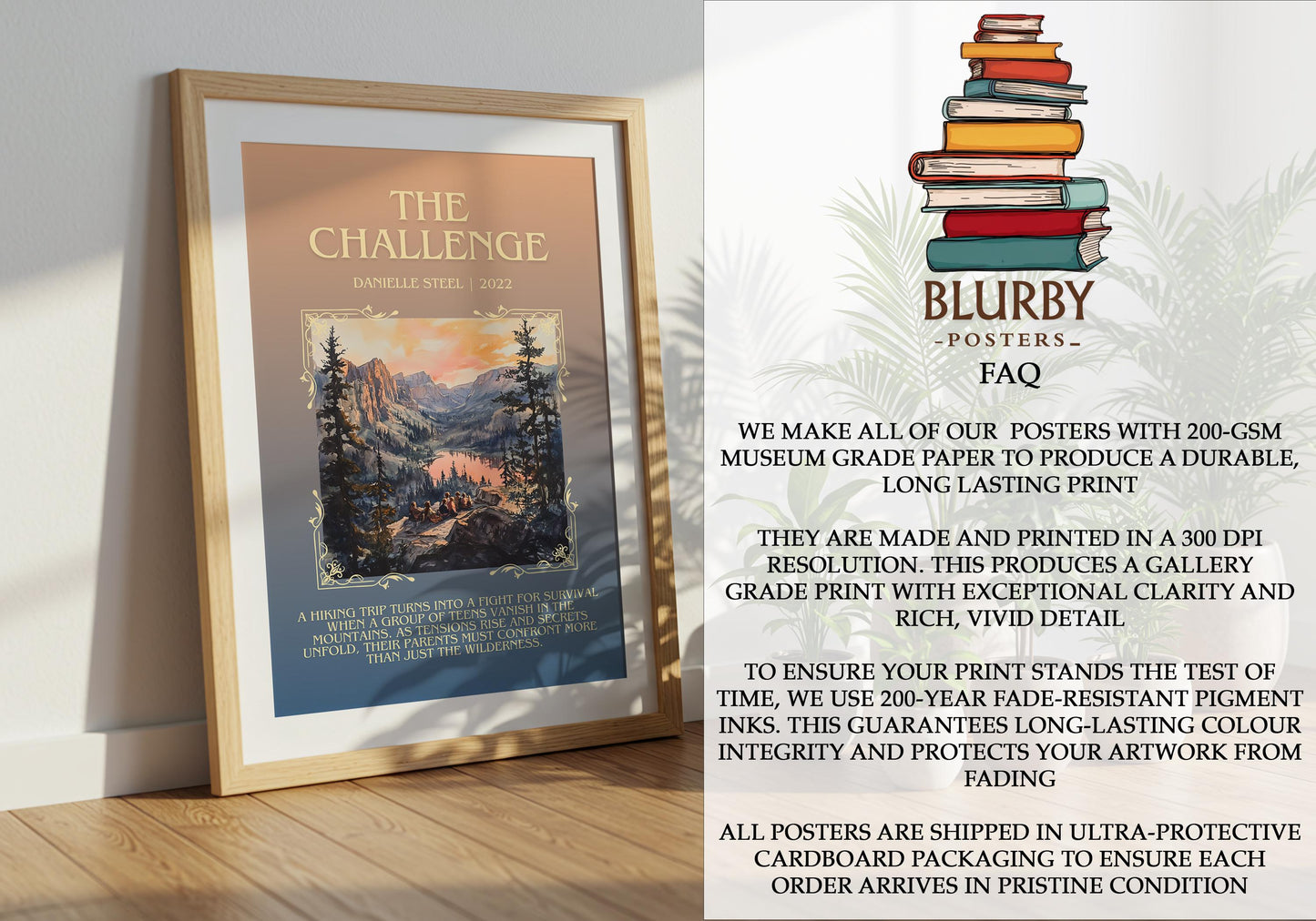 The Challenge by Danielle Steel | Descriptive Book Poster | Blurby