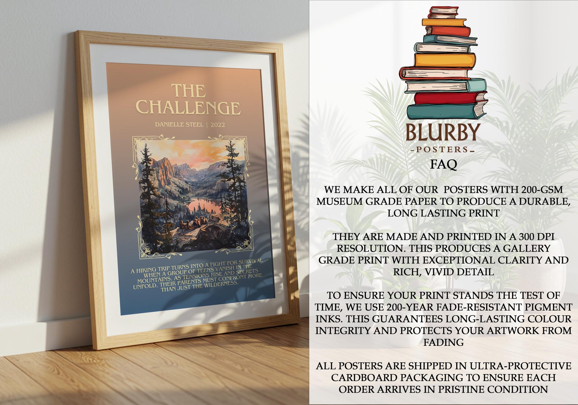 The Challenge by Danielle Steel | Descriptive Book Poster | Blurby