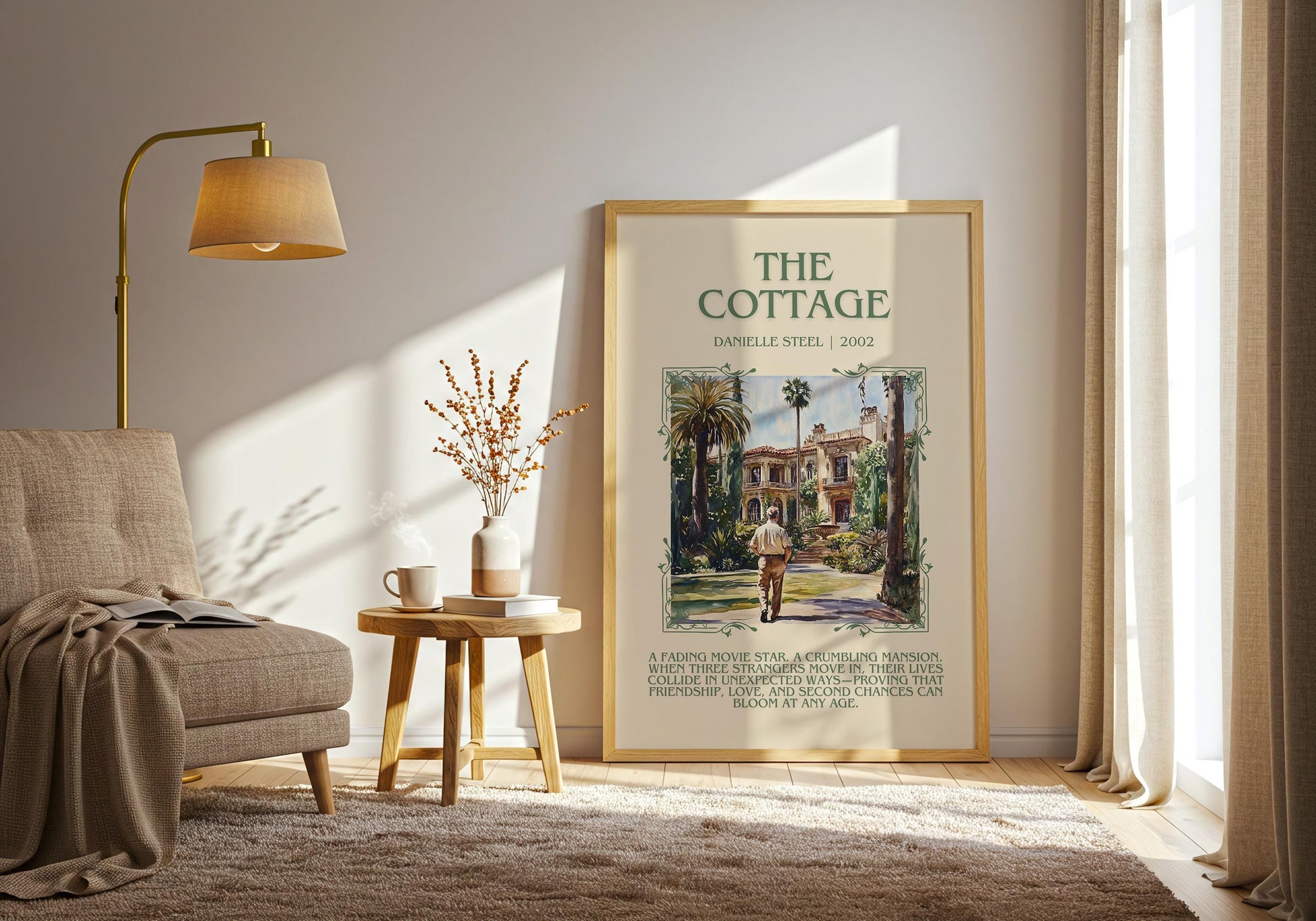 The Cottage by Danielle Steel | Descriptive Book Poster | Blurby
