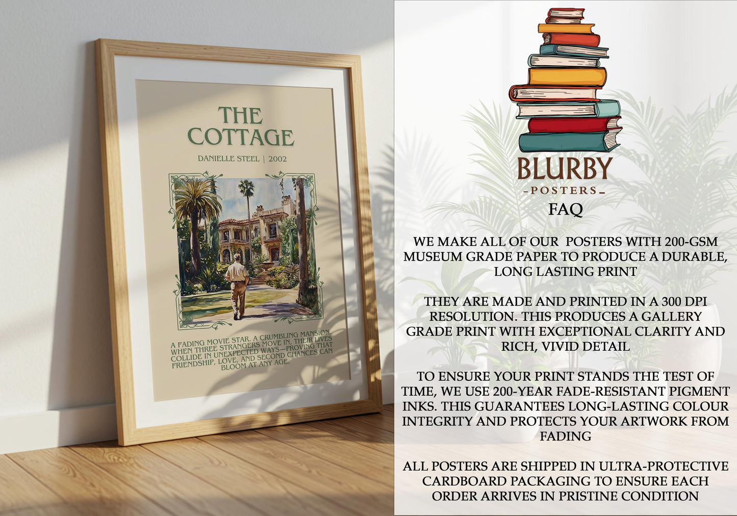 The Cottage by Danielle Steel | Descriptive Book Poster | Blurby