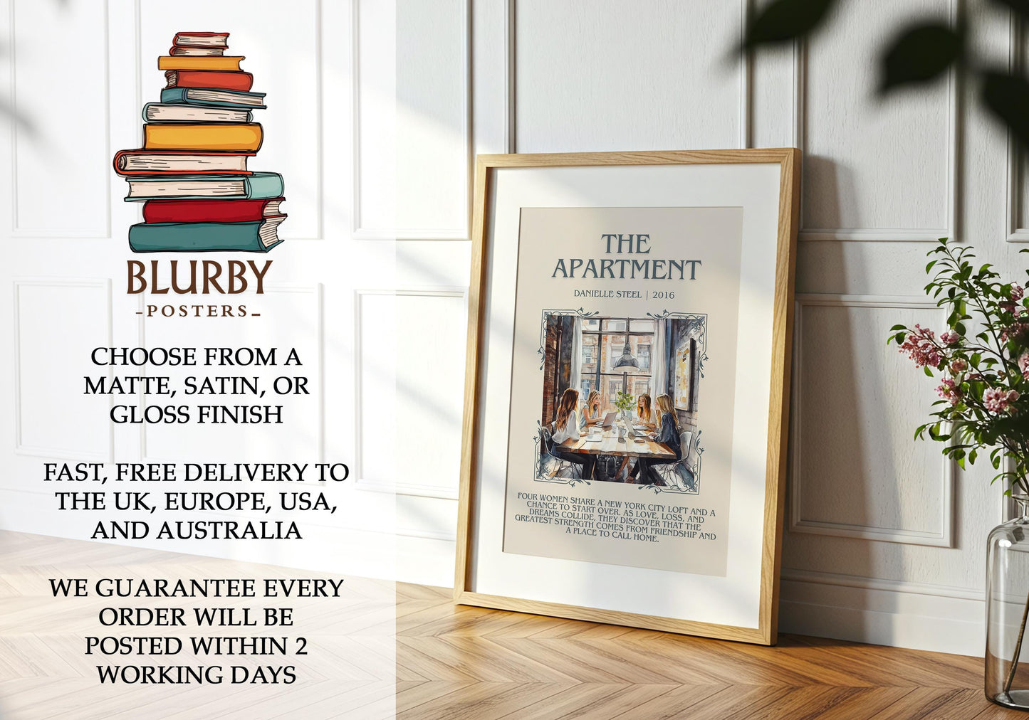 The Apartment by Danielle Steel | Descriptive Book Poster | Blurby