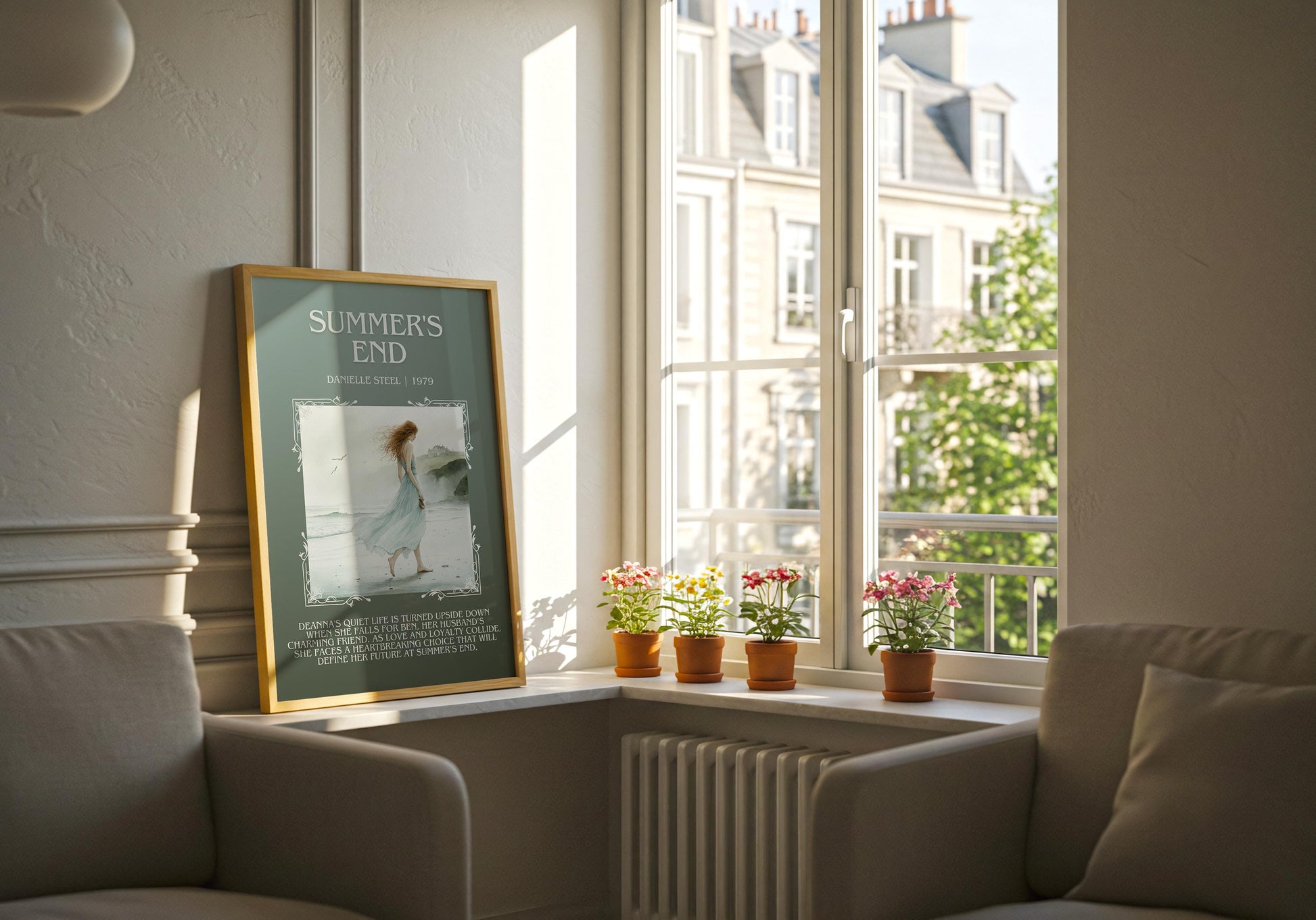 Summer's End by Danielle Steel | Descriptive Book Poster | Blurby