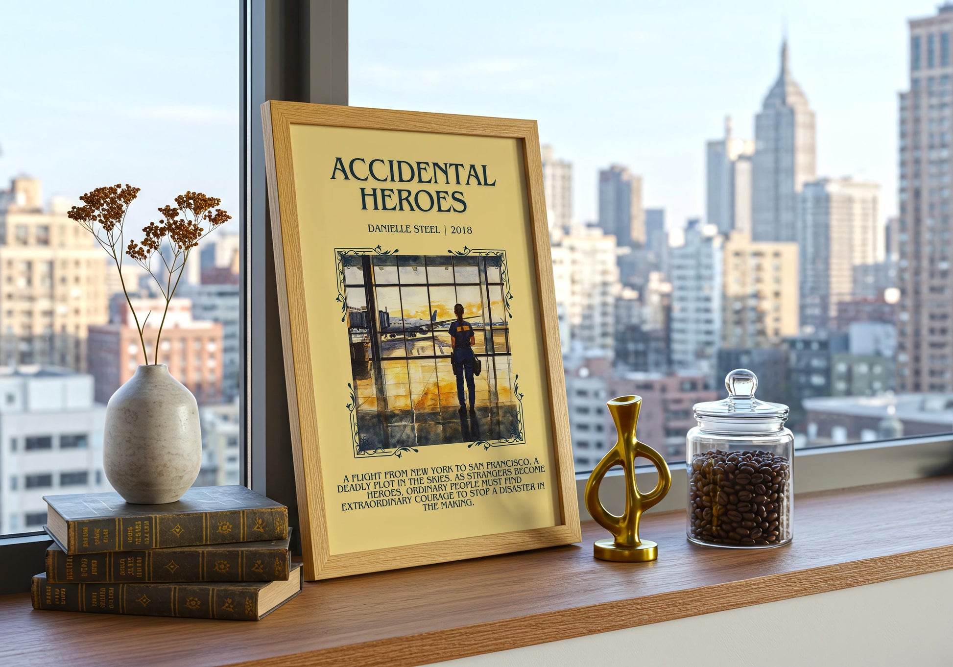 Accidental Heroes by Danielle Steel | Descriptive Book Poster | Blurby