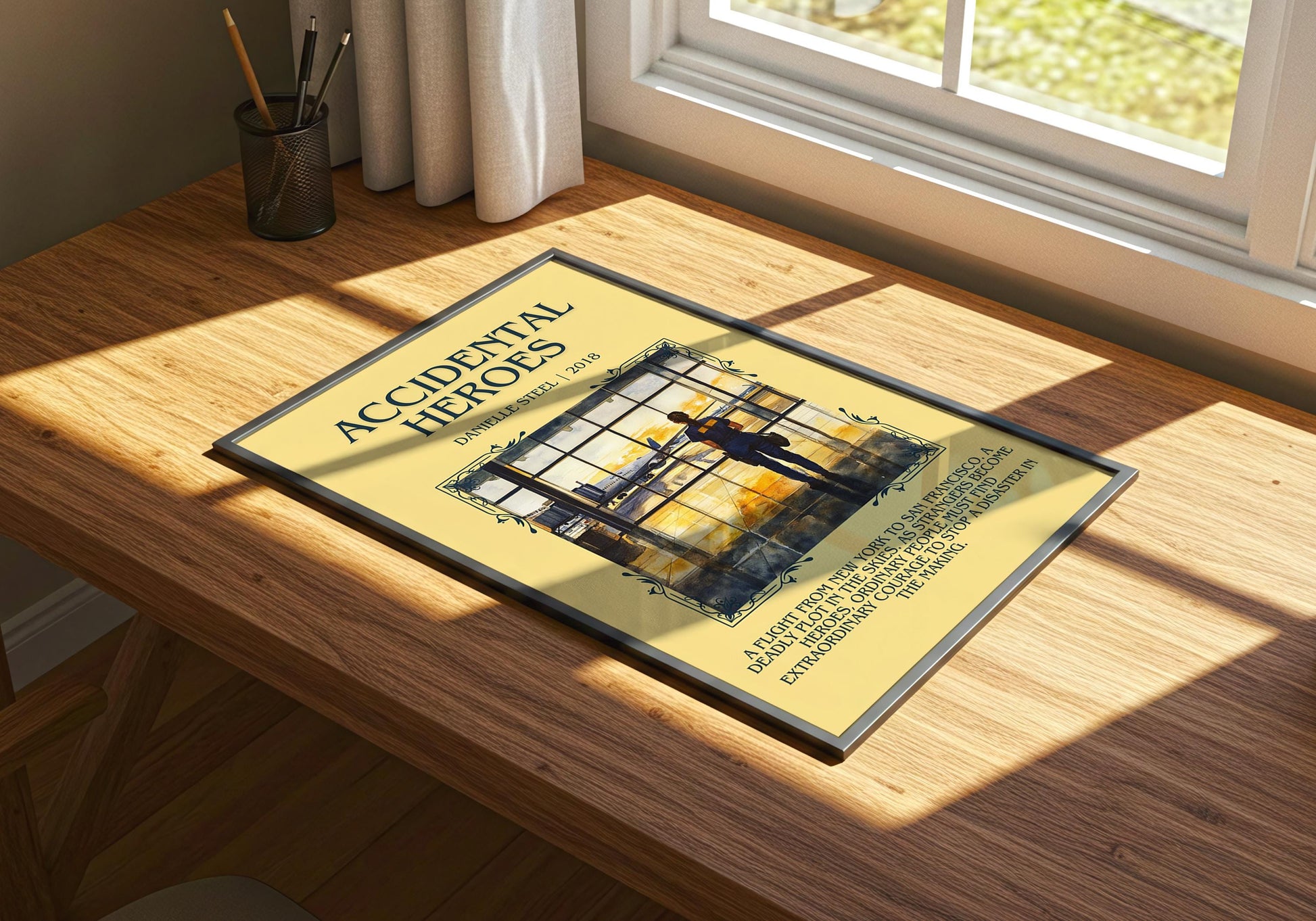 Accidental Heroes by Danielle Steel | Descriptive Book Poster | Blurby