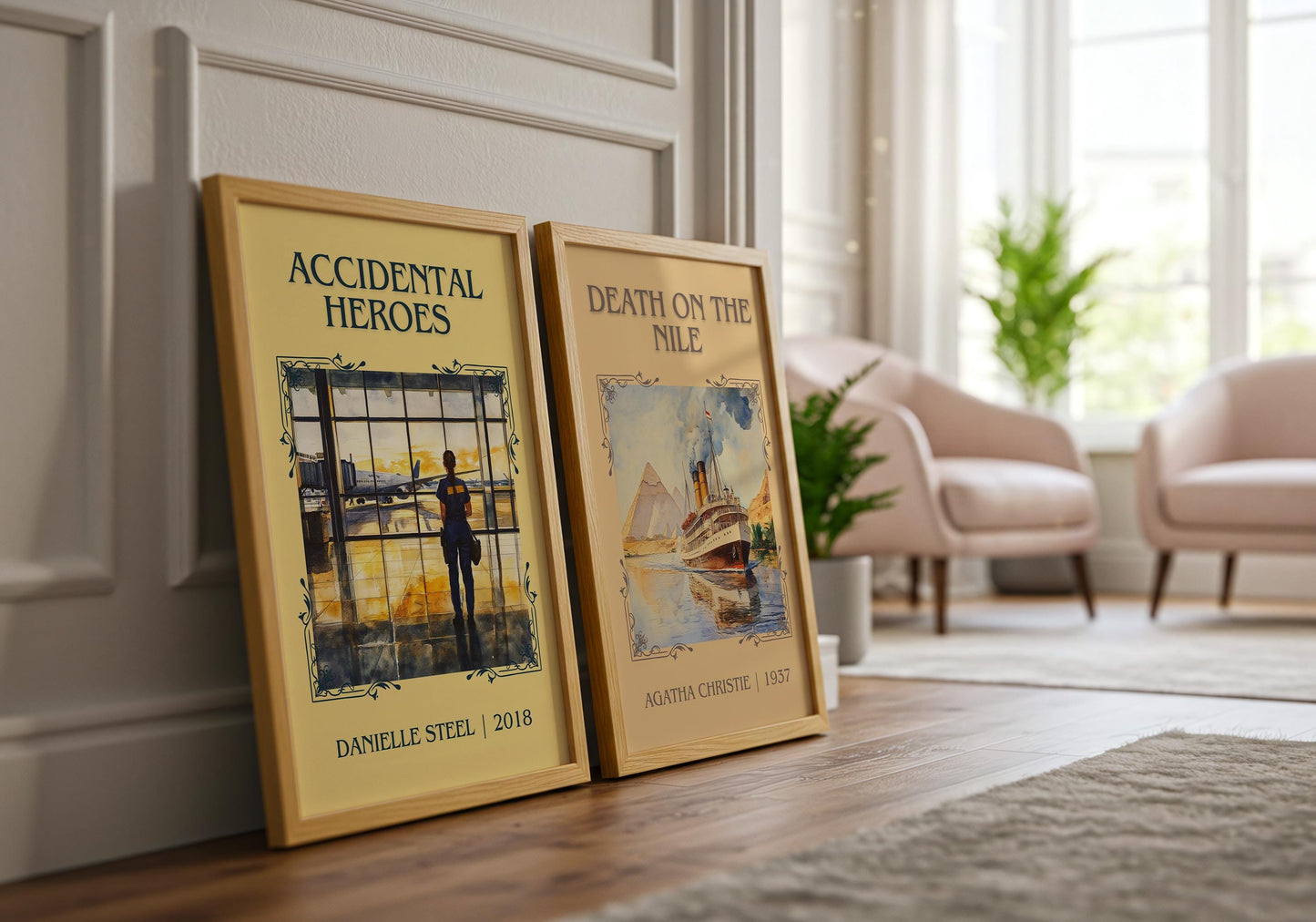 Accidental Heroes by Danielle Steel | Descriptive Book Poster | Minimalist