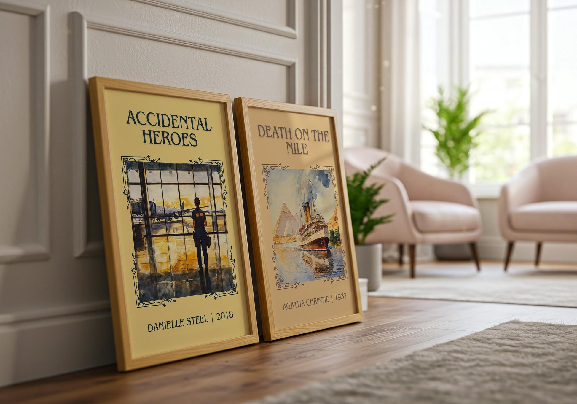 Accidental Heroes by Danielle Steel | Descriptive Book Poster | Minimalist