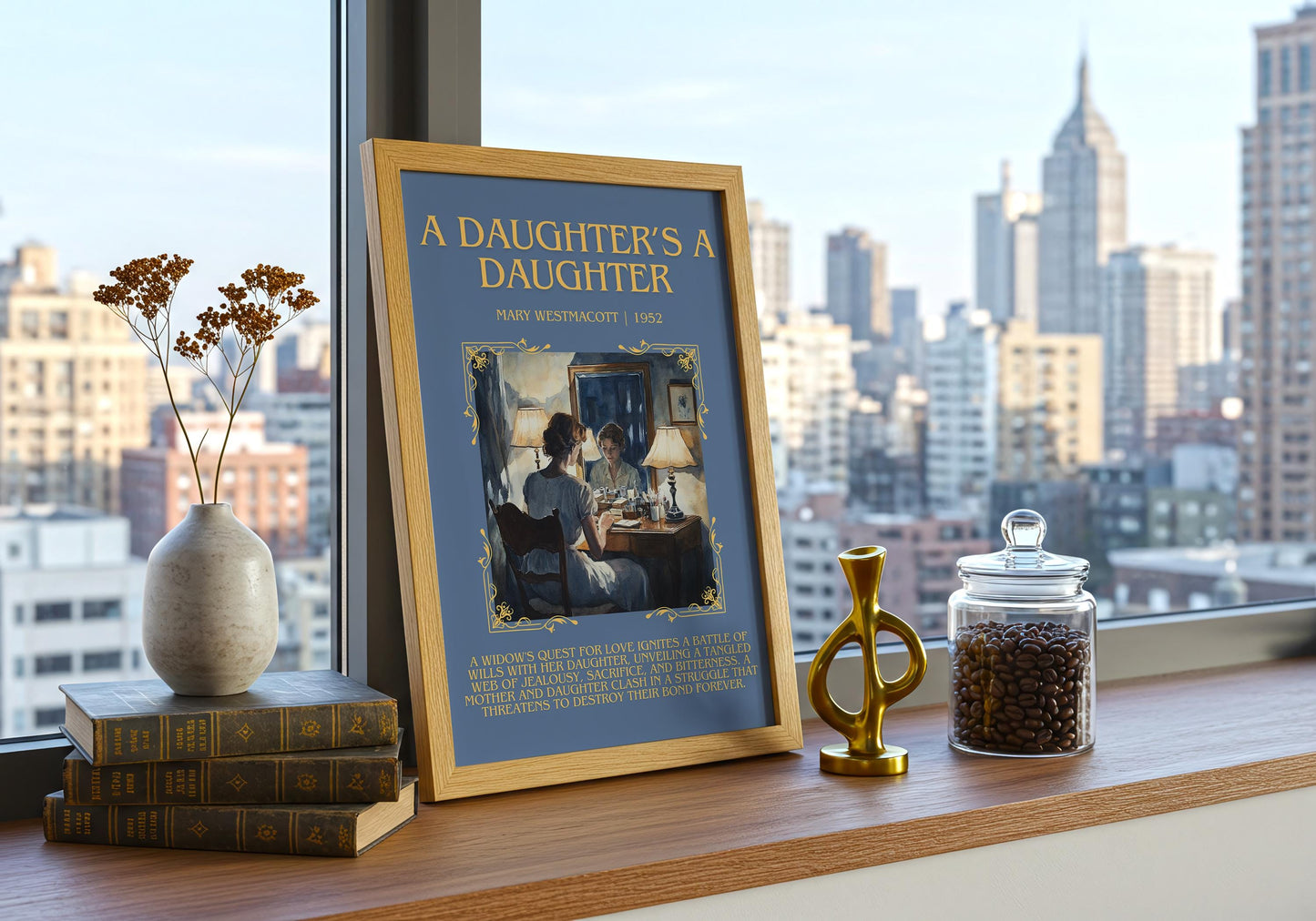 A Daughter's A Daughter by Mary Westmacott | Descriptive Book Poster | Blurby