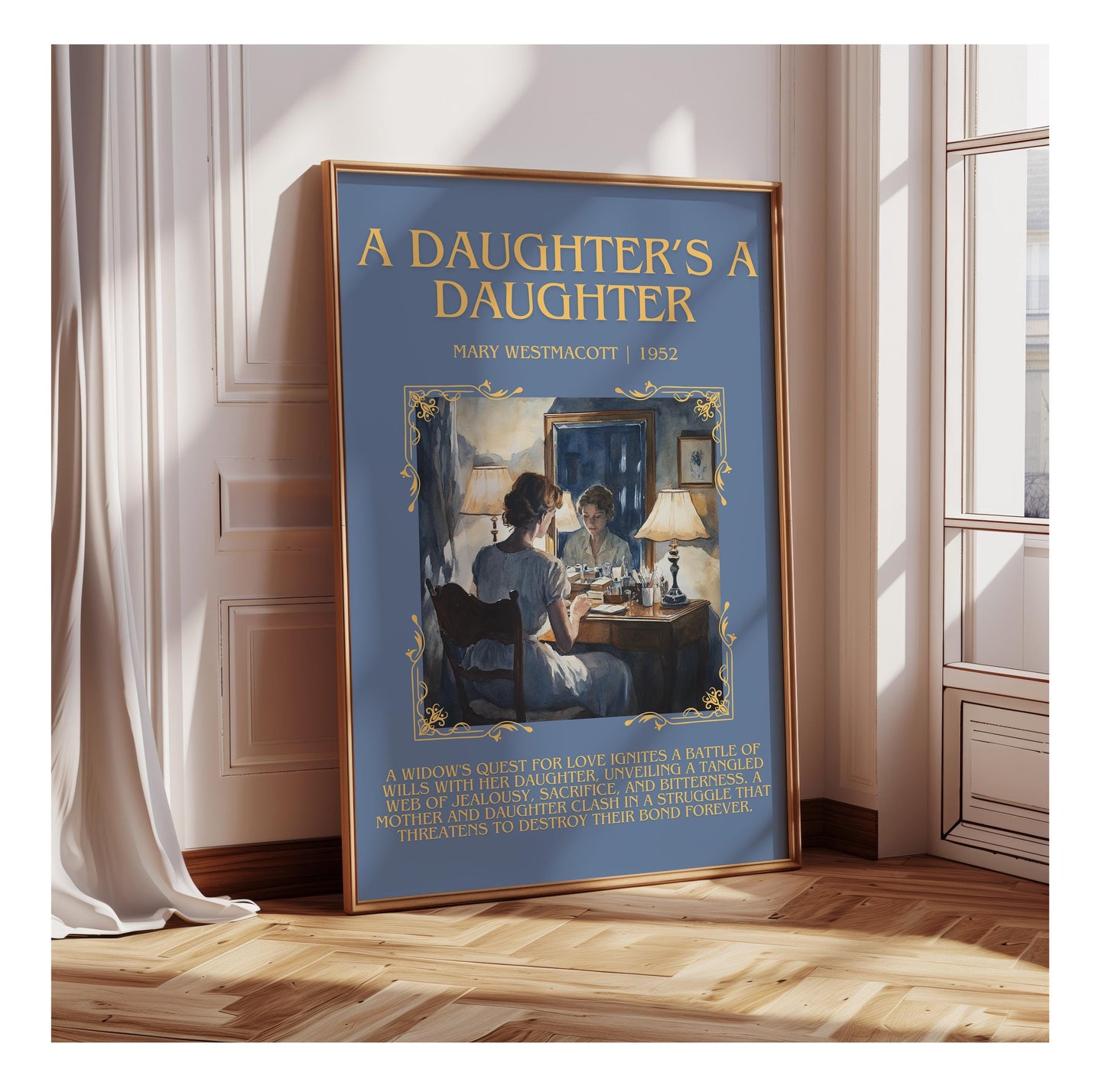 A Daughter's A Daughter by Mary Westmacott | Descriptive Book Poster | Blurby