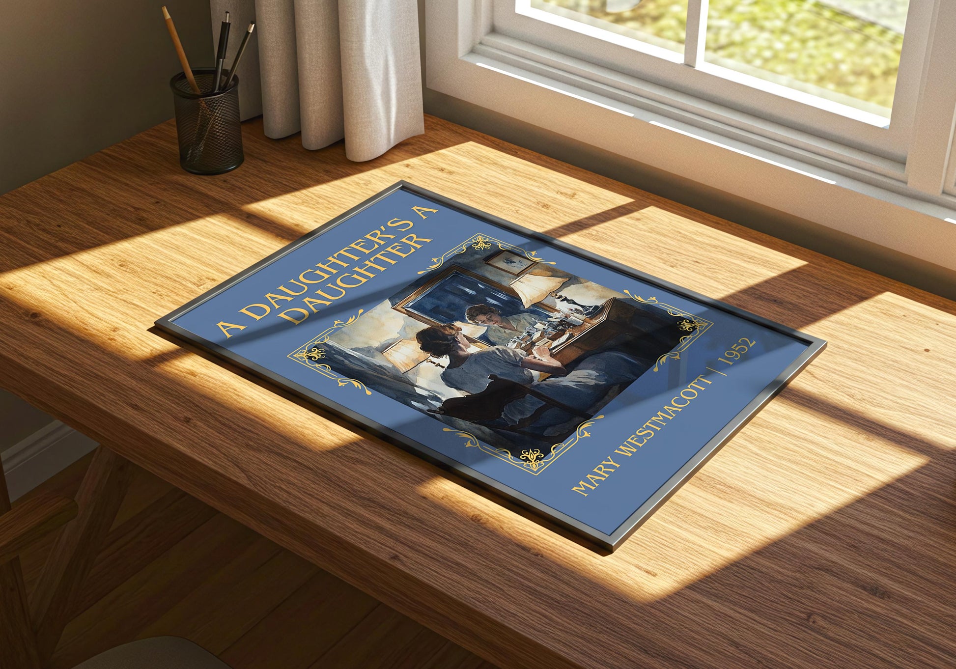 A Daughter's A Daughter by Mary Westmacott | Descriptive Book Poster | Minimalist