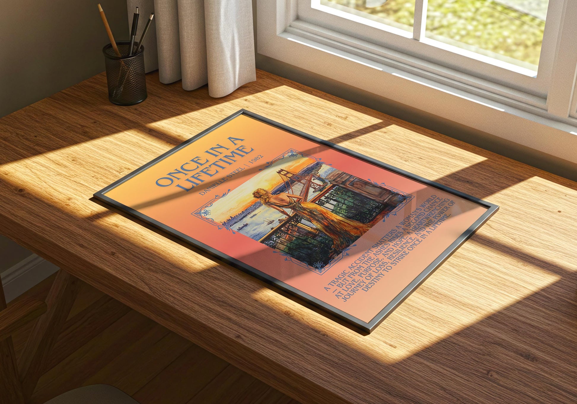 Once In A Lifetime by Danielle Steel | Descriptive Book Poster | Blurby