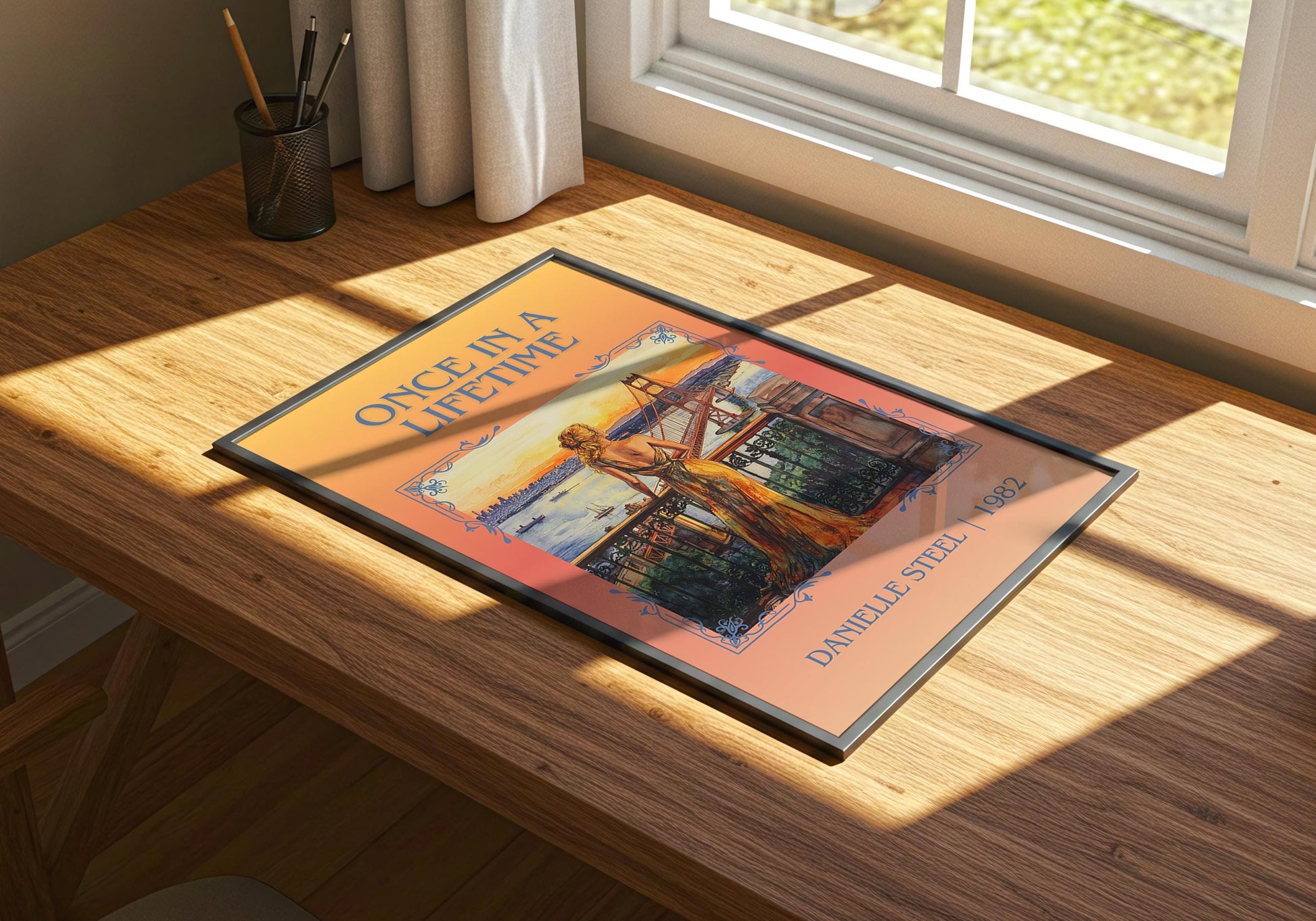 Once In A Lifetime by Danielle Steel | Descriptive Book Poster | Minimalist