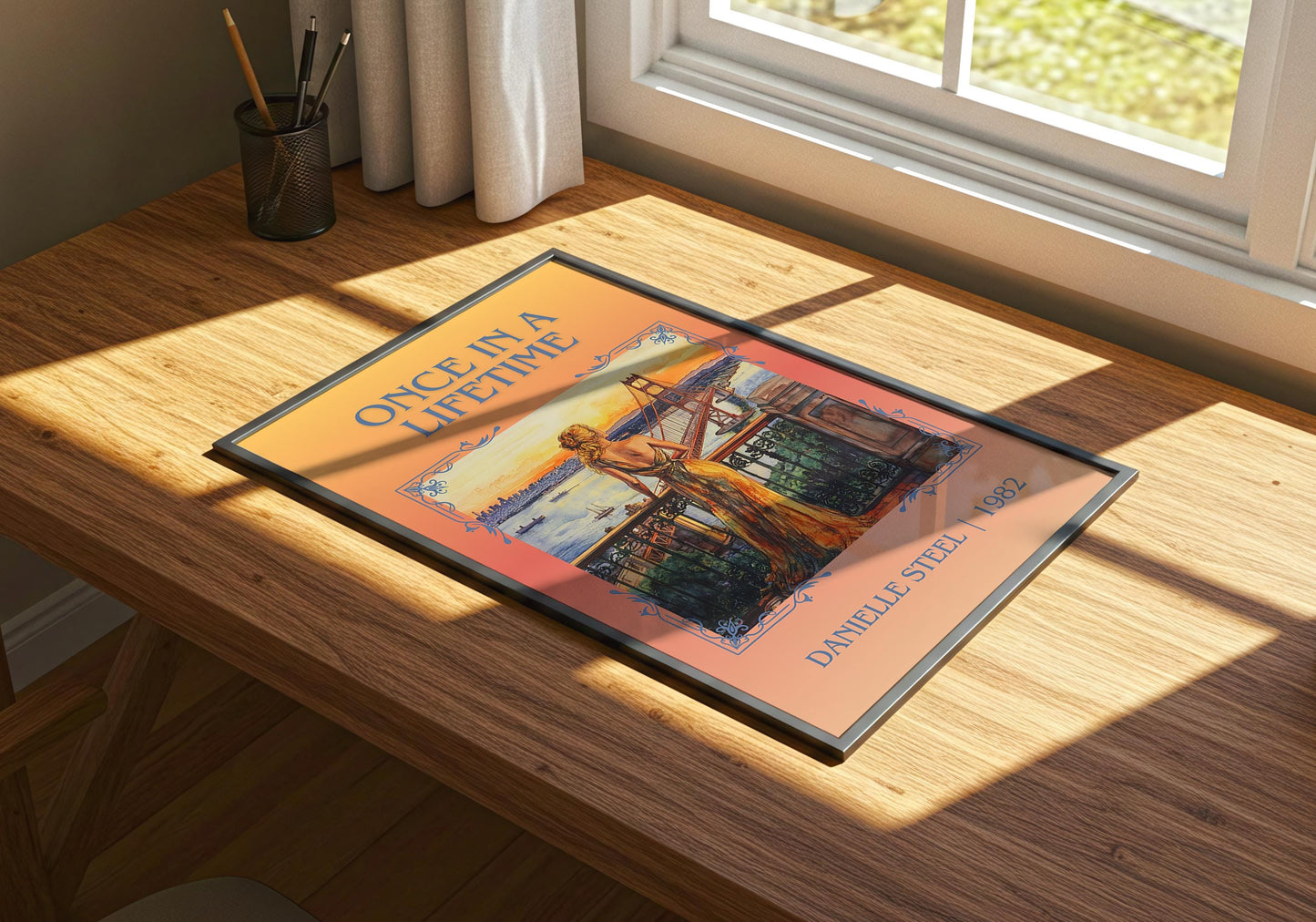 Once In A Lifetime by Danielle Steel | Descriptive Book Poster | Minimalist