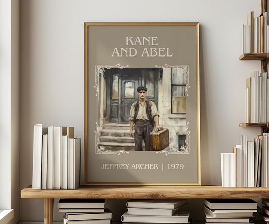 Kane And Abel by Jeffrey Archer | Descriptive Book Poster | Minimalist