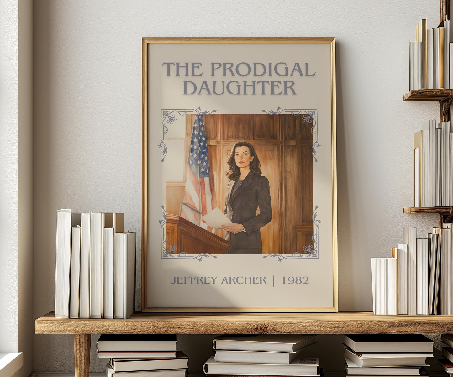 The Prodigal Daughter by Jeffrey Archer | Descriptive Book Poster | Minimalist