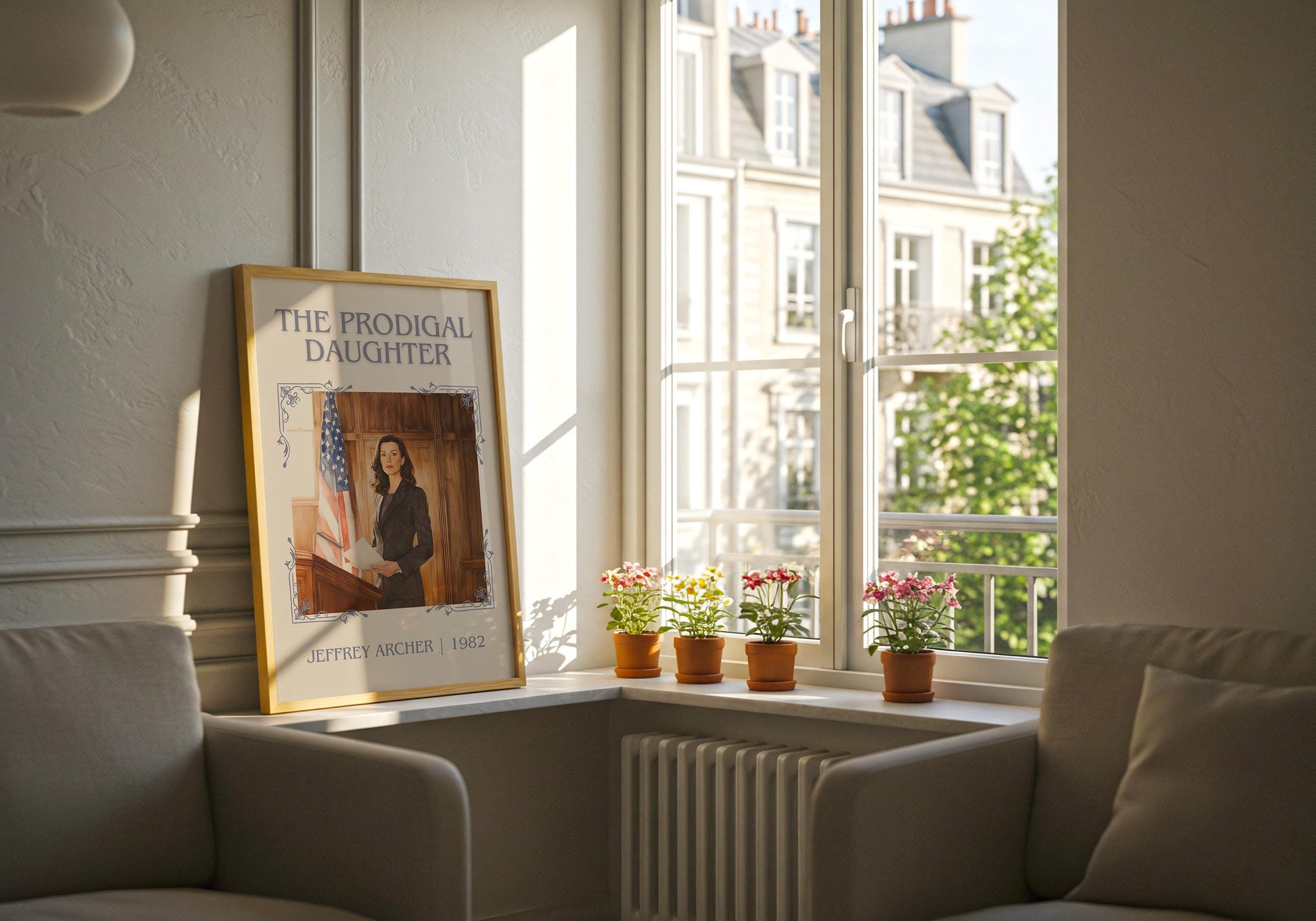 The Prodigal Daughter by Jeffrey Archer | Descriptive Book Poster | Minimalist