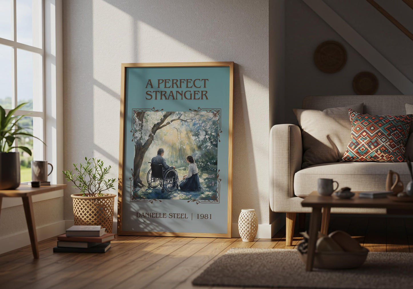 A Perfect Stranger by Danielle Steel | Descriptive Book Poster | Minimalist